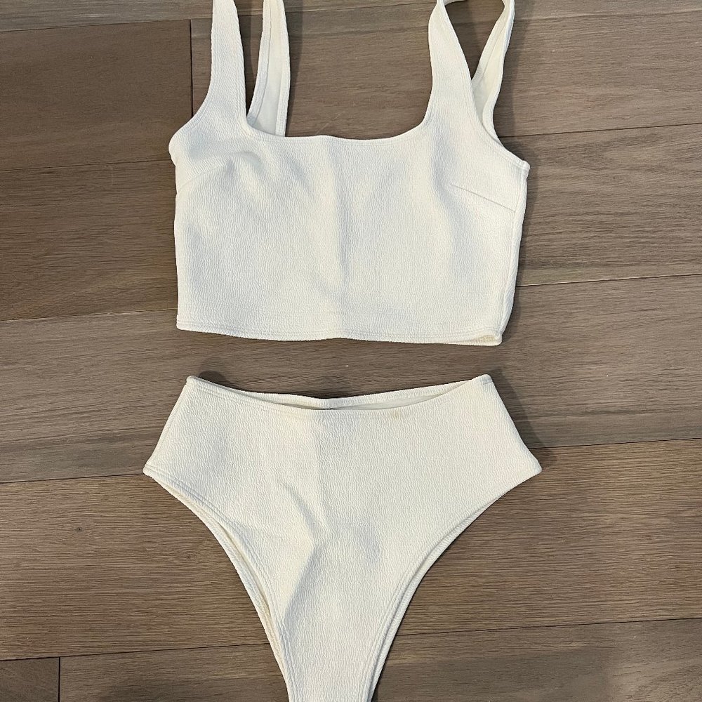 Wanderlust White Bikini Size Medium